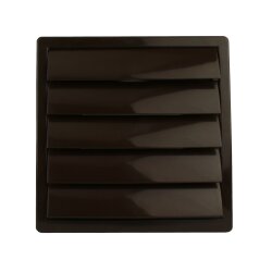 Lamellengitter 170 x 170 mm Ø 100 mm braun