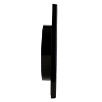 Lüftungsgitter mit Insektenschutz 170 x 170 mm schwarz Ø 100 mm
