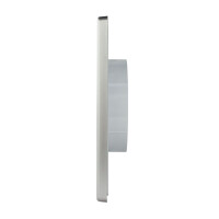 Lüftungsgitter mit Insektenschutz 170 x 170 mm silber Ø 125 mm