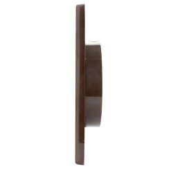 Lüftungsgitter eckig 170 x 170 mm Ø 150 mm braun