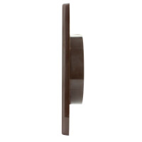 Lüftungsgitter mit Insektenschutz 170 x 170 mm braun Ø 150 mm