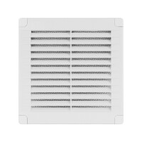 Lüftungsgitter mit Insektenschutz weiß 150 x 150 mm