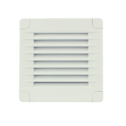 Lüftungsgitter 100 x 100 mm weiß
