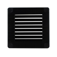 Lüftungsgitter anthrazit 100 x 100 mm