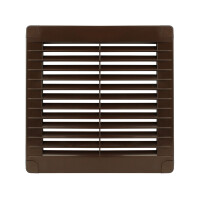 Lüftungsgitter braun 150 x 150 mm