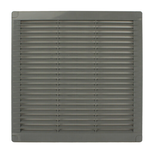 Lüftungsgitter 250 x 250 mm grau