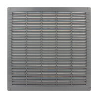 Lüftungsgitter grau 300 x 300 mm