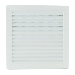 L&uuml;ftungsgitter Flansch eckig 140 x 140 mm wei&szlig;