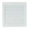 Lüftungsgitter Flansch eckig 140 x 140 mm weiß