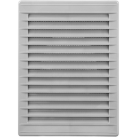 Lüftungsgitter mit Insektenschutz 140 x 210 mm grau
