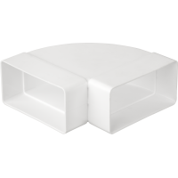 Bogen 90° 55 x 110 mm Flachkanal wei gallery
