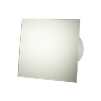 dRim Wohnraumlüfter Ø 100 mm Standard 01-177 Glas silber satiniert