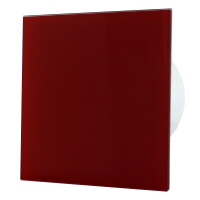 dRim Wohnraumlüfter Ø 100 mm Feuchtigkeitssensor 01-173 Glas rot glänzend