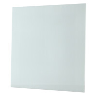 Lüftungsgitter mit wechselbaren Panel Plexiglas weiß glänzend