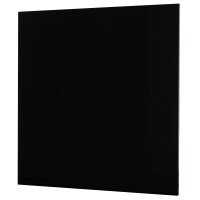Lüftungsgitter mit wechselbaren Panel Plexiglas schwarz glänzend