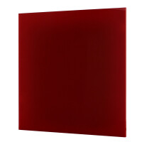 Lüftungsgitter mit wechselbaren Panel Plexiglas rot