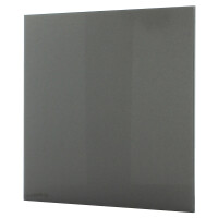 Lüftungsgitter mit wechselbaren Panel Plexiglas grau