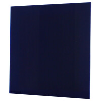 Lüftungsgitter mit wechselbaren Panel Plexiglas blau