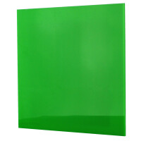 Lüftungsgitter mit wechselbaren Panel Plexiglas grün