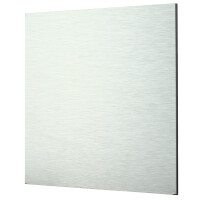 Lüftungsgitter mit wechselbaren Panel Aluminium silber