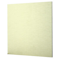 Lüftungsgitter mit wechselbaren Panel Aluminium gold