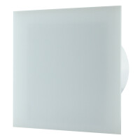 dRim Wohnraumlüfter Ø 100 mm Standard 12 V 01-171 Glas weiß matt