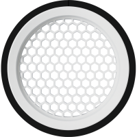 Wabengitter zur Luftstromberuhigung – Honeycomb Flow Straightener Ø 200 mm
