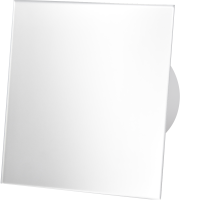 Glas silber satiniert